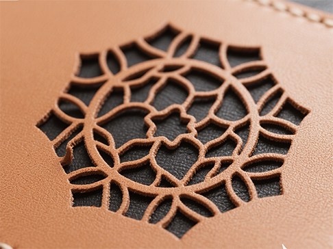 Visual laser controller at non-visual laser controller.